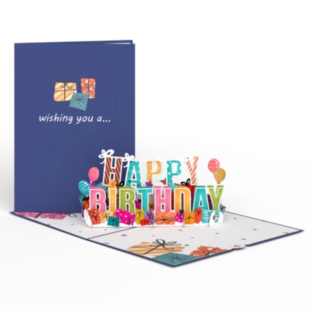 Lovepop “Happy Birthday” Pop Up Birthday Card
